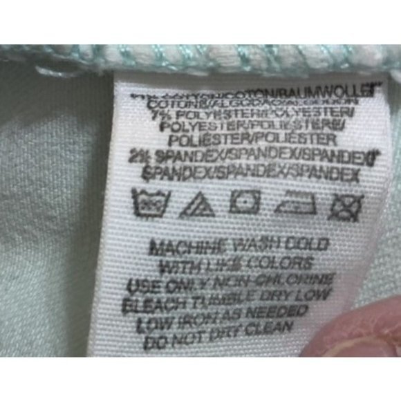 5‎ Pocket Ankle Skinny Jean Size 28 Robins Egg Blue - Picture 6 of 13